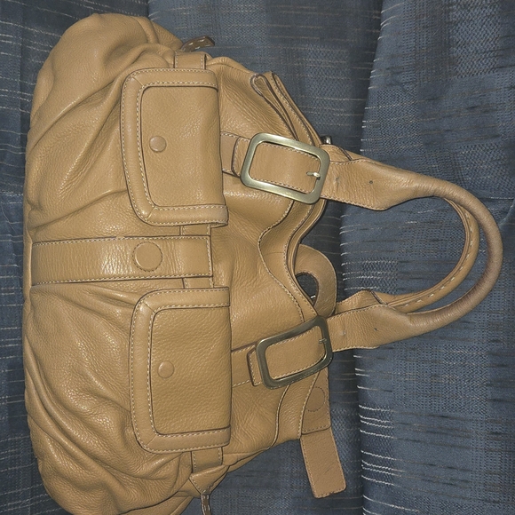 Cole Haan Tan Leather Shoulder Bag - Picture 2 of 8